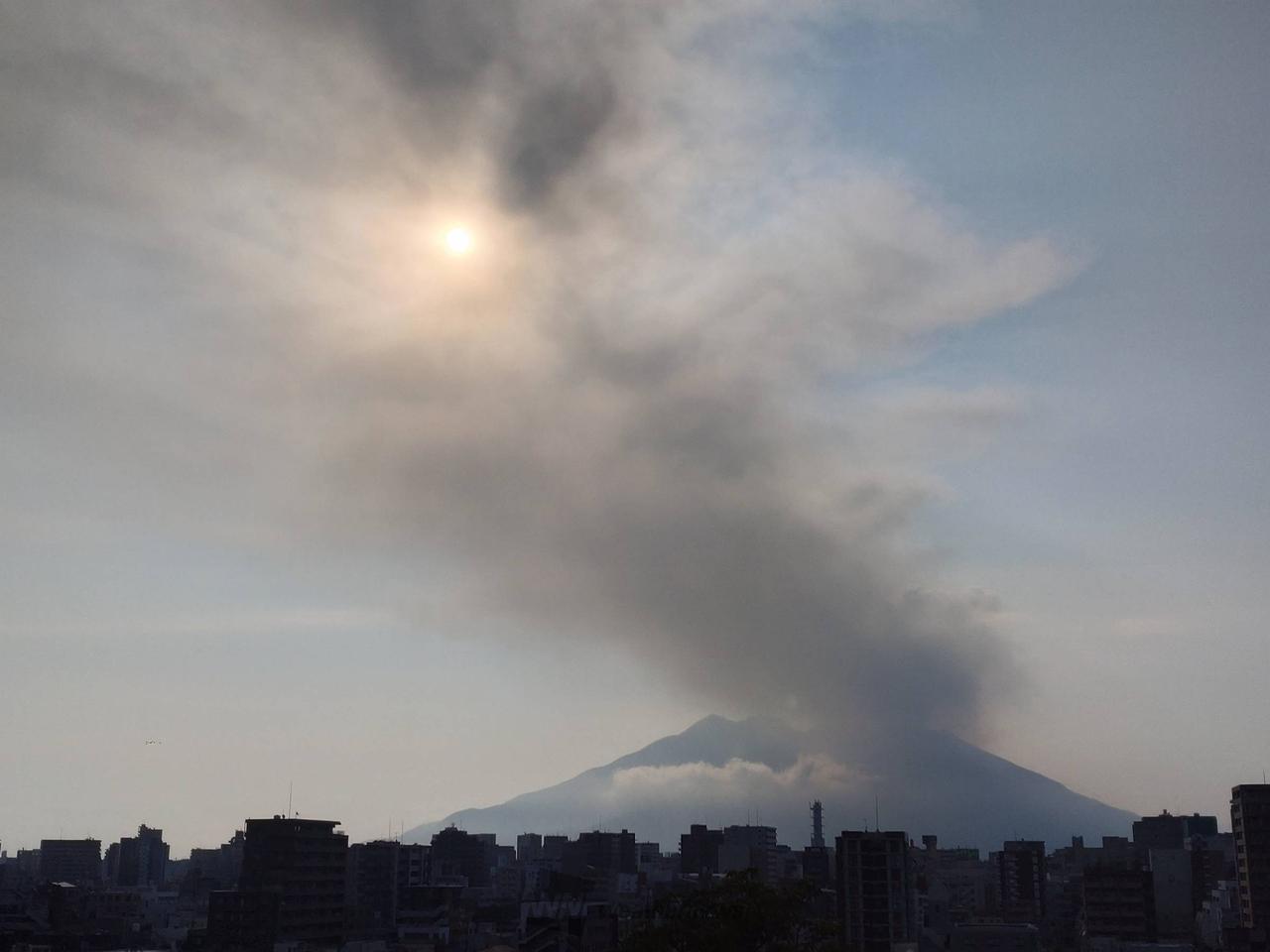 桜島の様子 注目の空の写真 ウェザーニュース