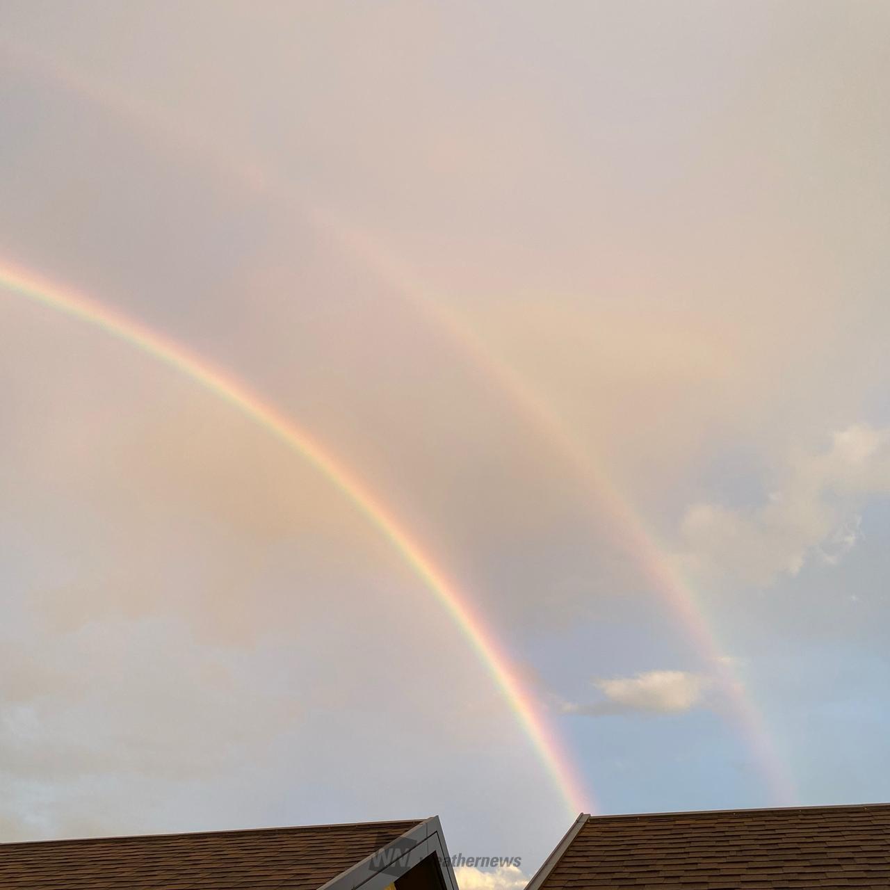 虹が出現 注目の空の写真 ウェザーニュース