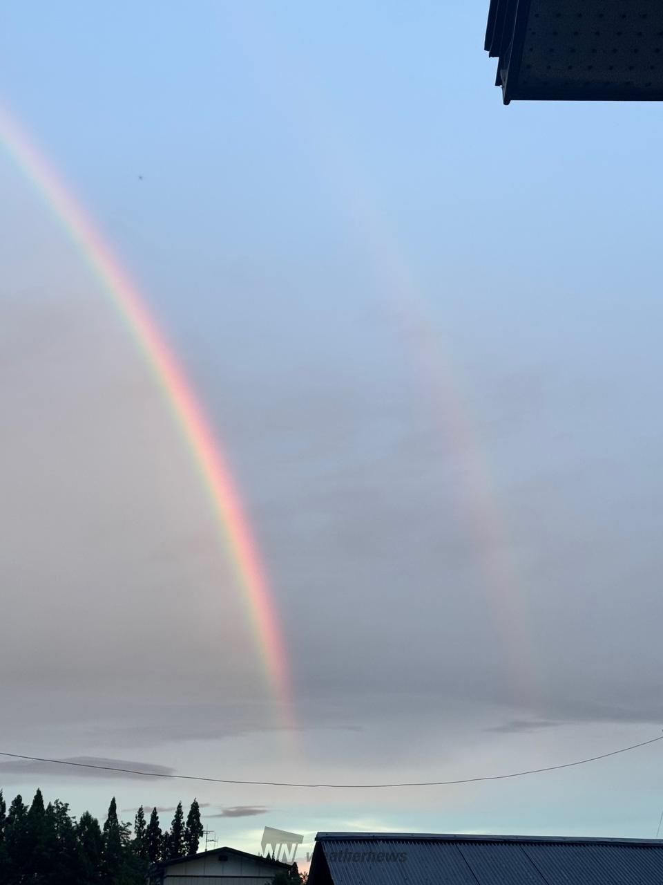 長野県 写真 丸虹 虹が出現 注目の空の写真 ウェザーニュース