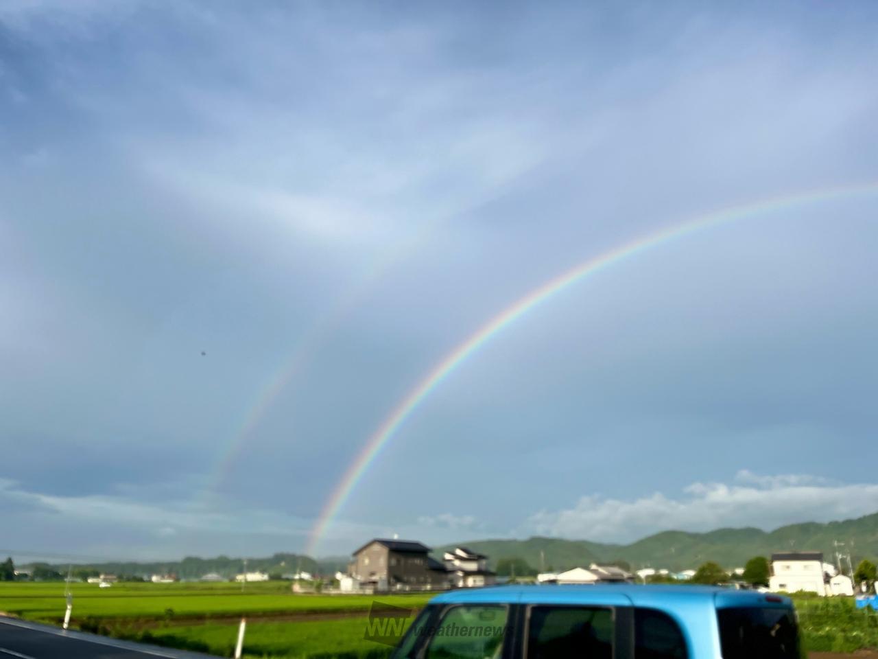 宮城県から虹の便り 注目の空の写真 ウェザーニュース