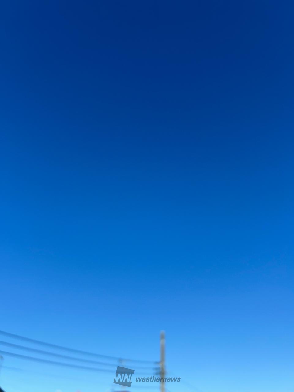 海のように青い空 注目の空の写真 ウェザーニュース