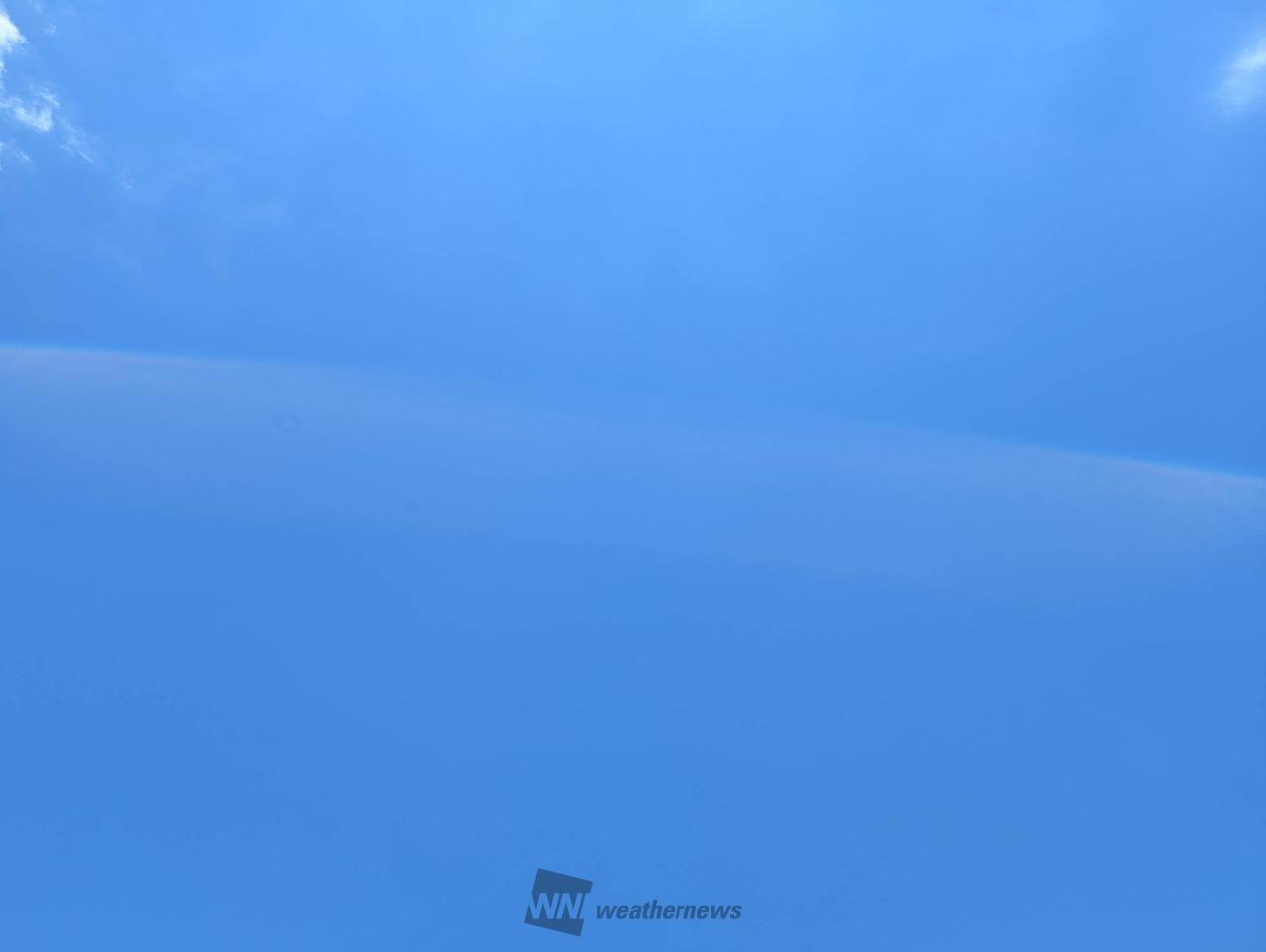 海のように青い空 注目の空の写真 ウェザーニュース