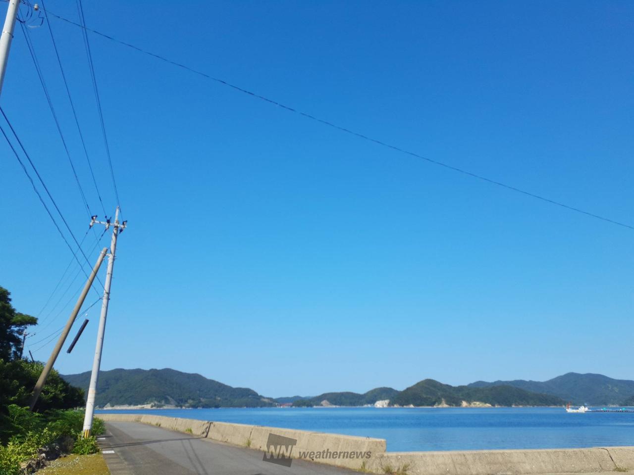 澄み渡る夏の青空 注目の空の写真 ウェザーニュース