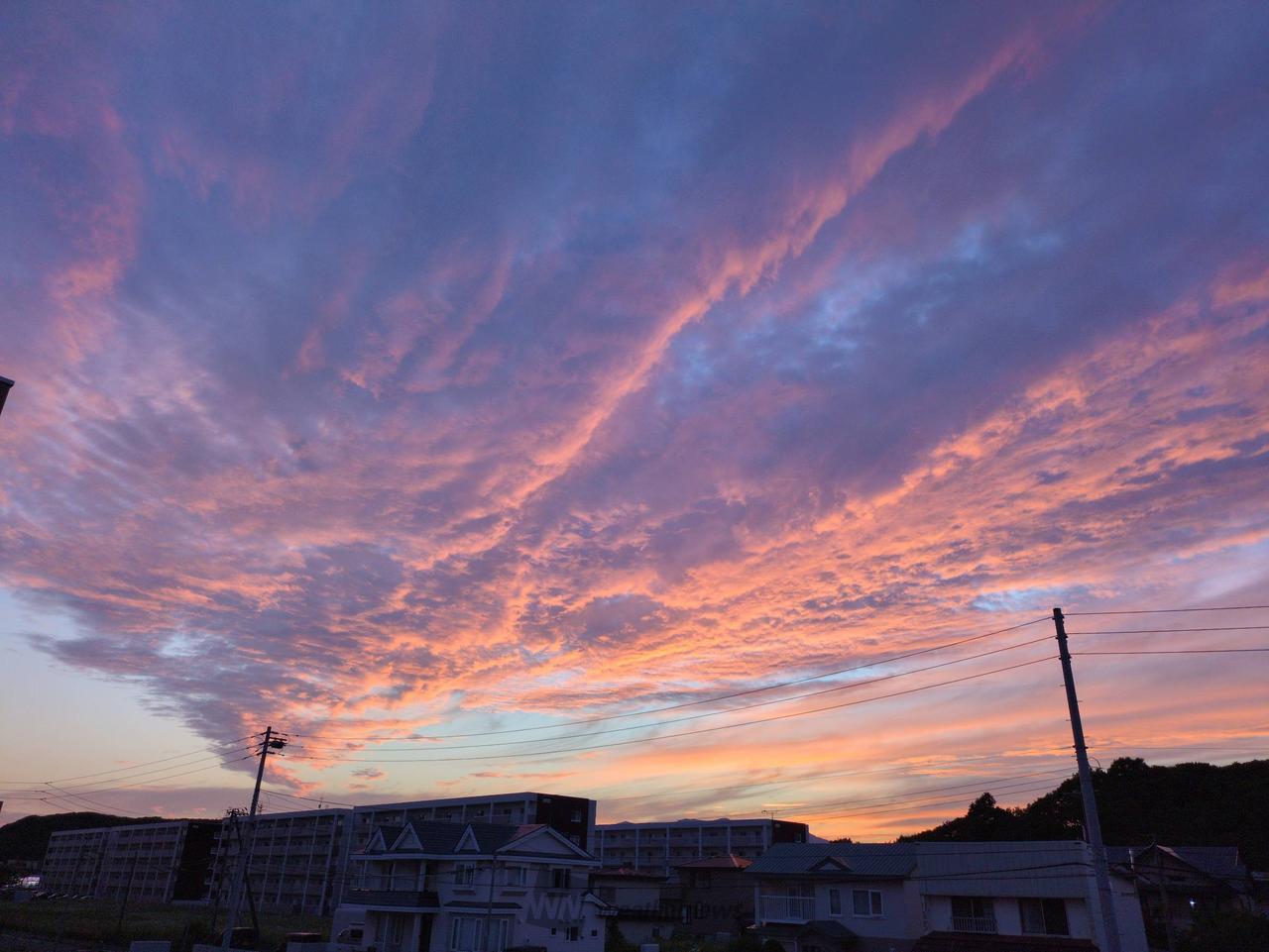 夕焼け写真館 注目の空の写真 ウェザーニュース