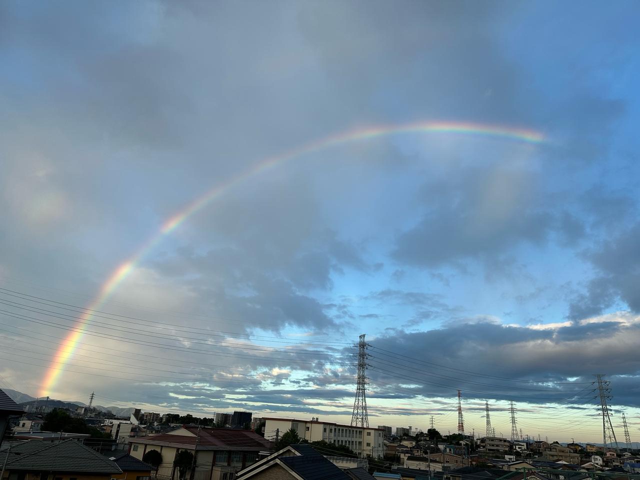 朝虹が出現🌈 ダブルレインボーも 注目の空の写真 ウェザーニュース