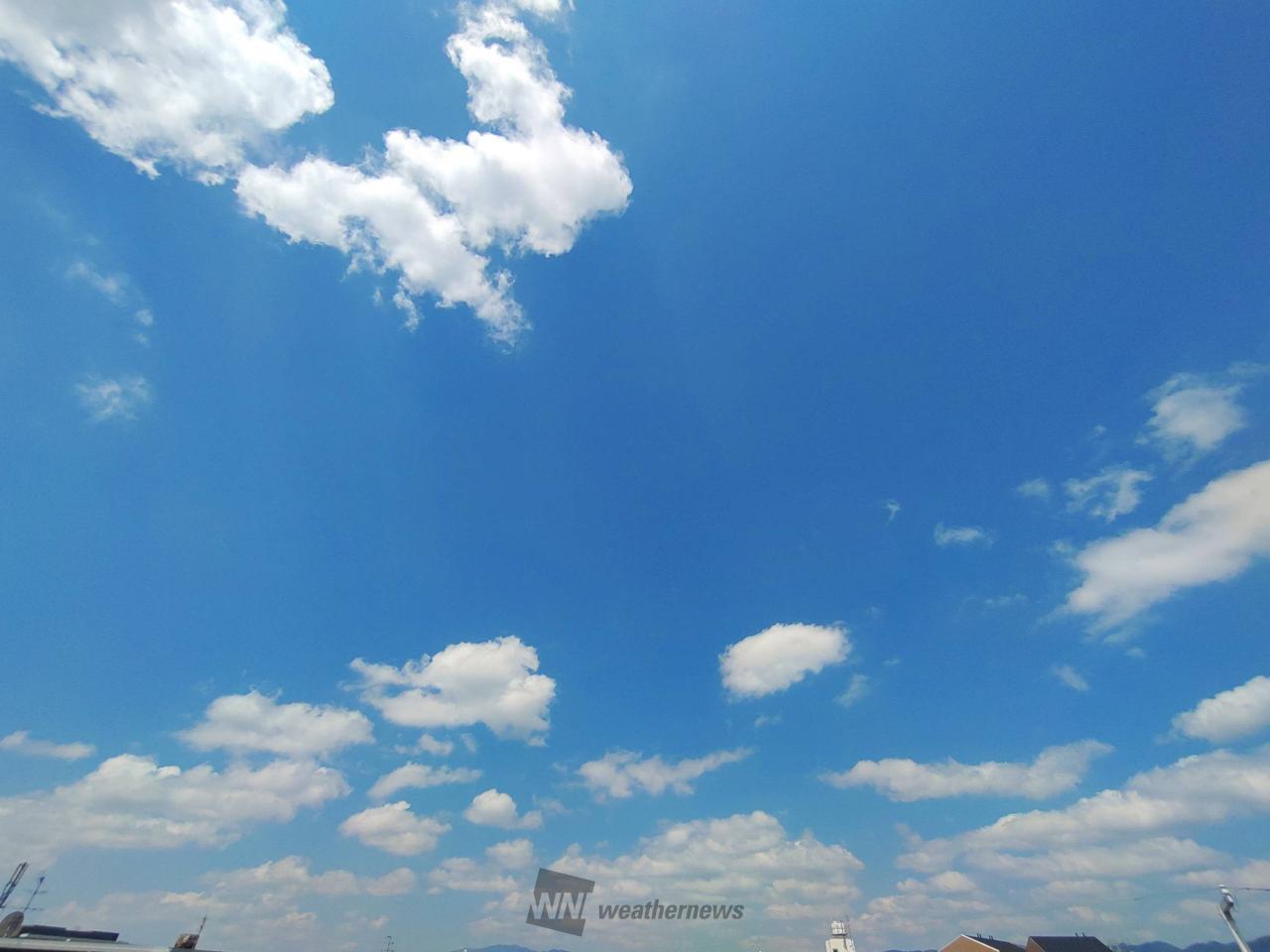 青空が広がる 注目の空の写真 ウェザーニュース