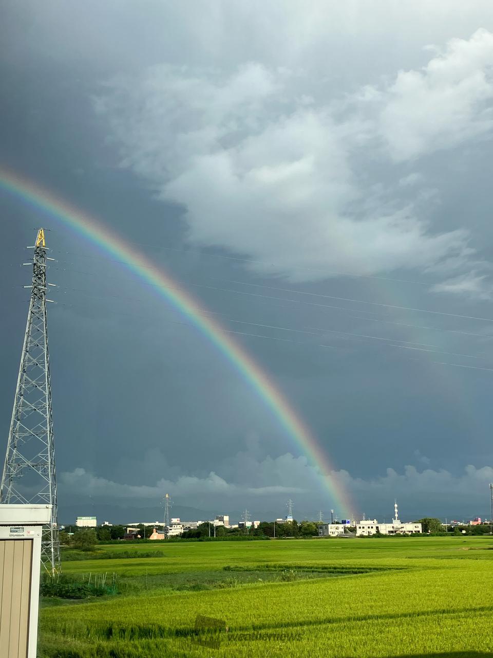 東北などで虹 注目の空の写真 ウェザーニュース