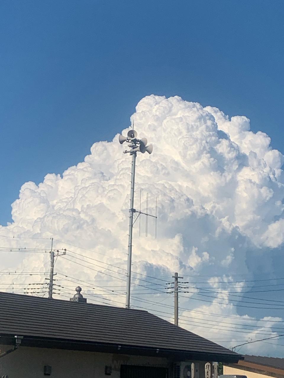 発達した積乱雲 注目の空の写真 ウェザーニュース