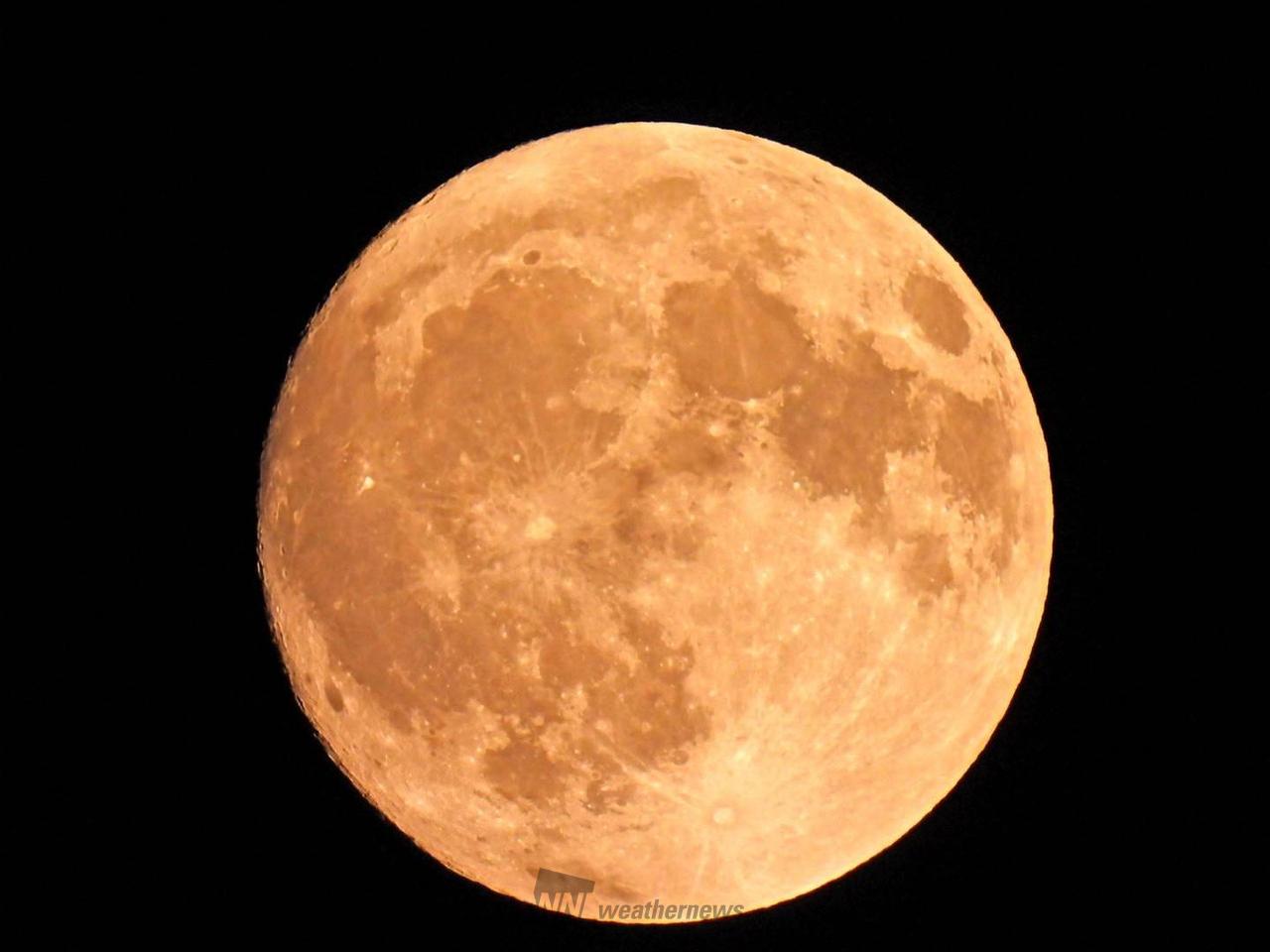 満月間近のお月さま 注目の空の写真 ウェザーニュース