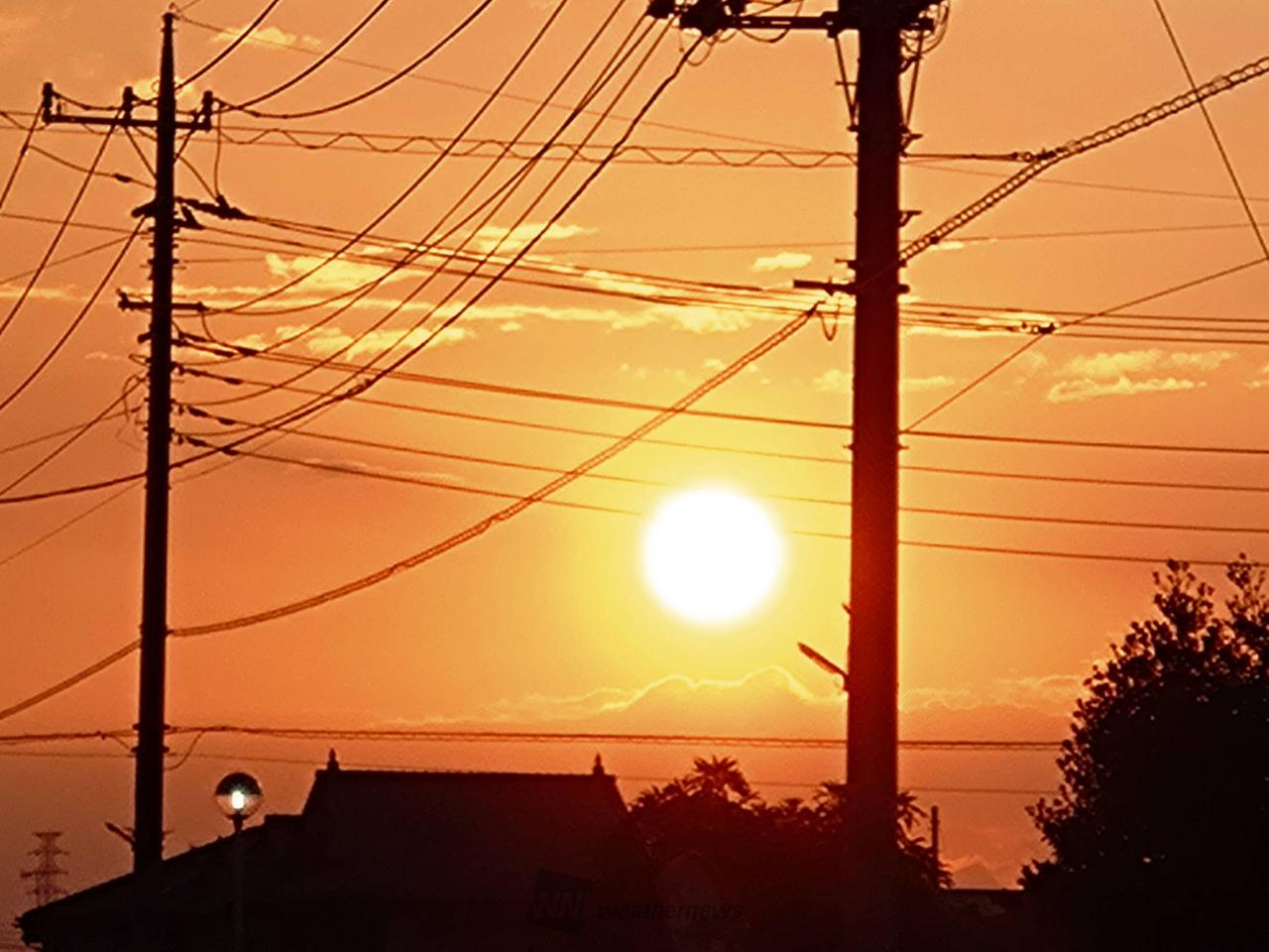 夕焼けタイム 注目の空の写真 ウェザーニュース