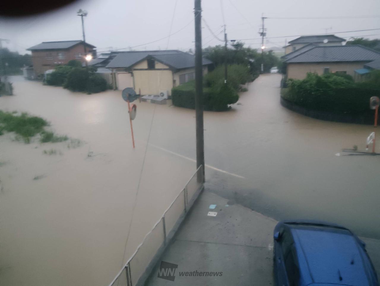 氷川町床下浸水