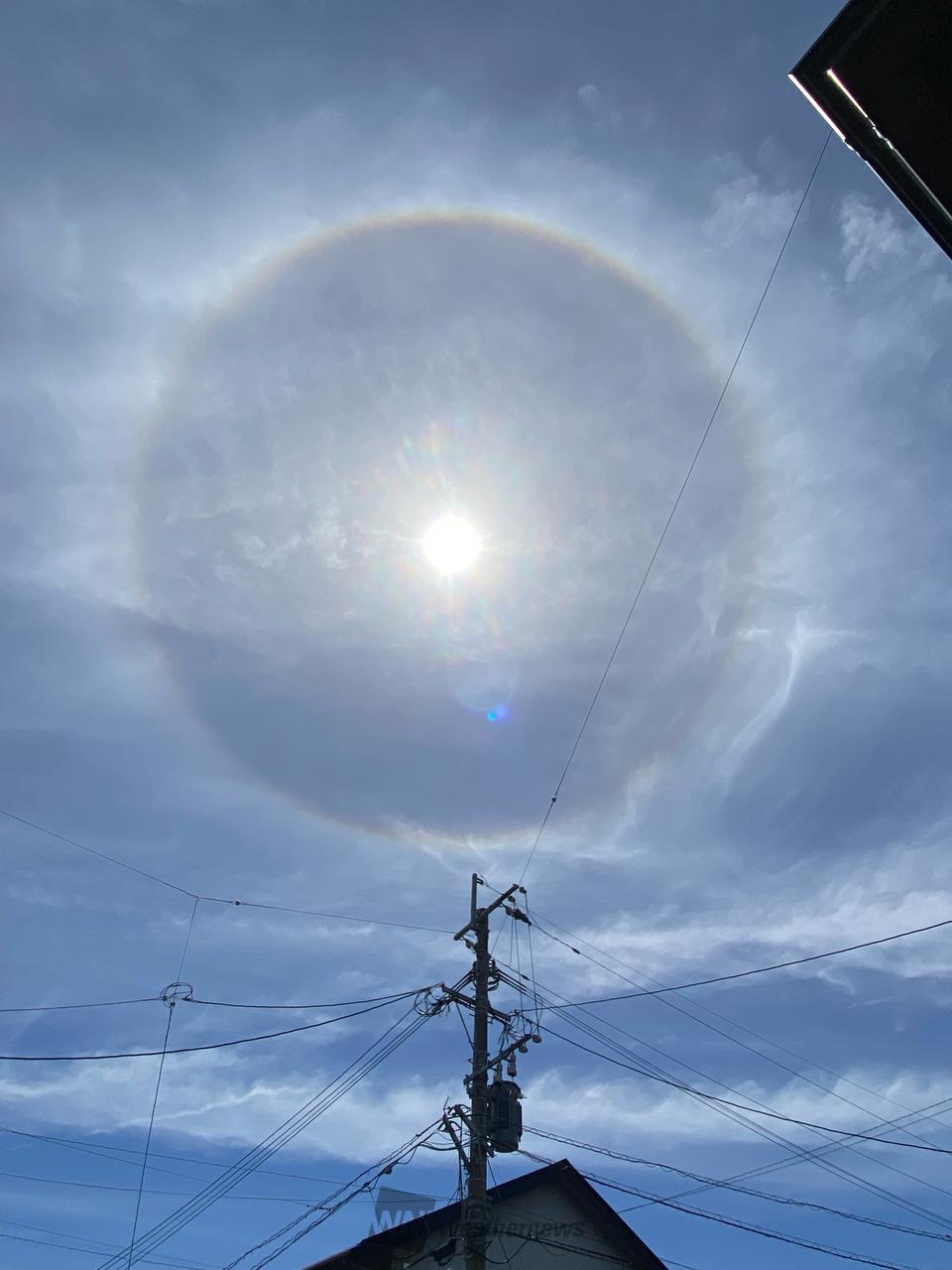日差しが届いて虹色登場 注目の空の写真 ウェザーニュース