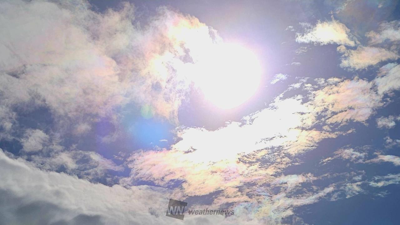日差しが届いて虹色登場 注目の空の写真 ウェザーニュース