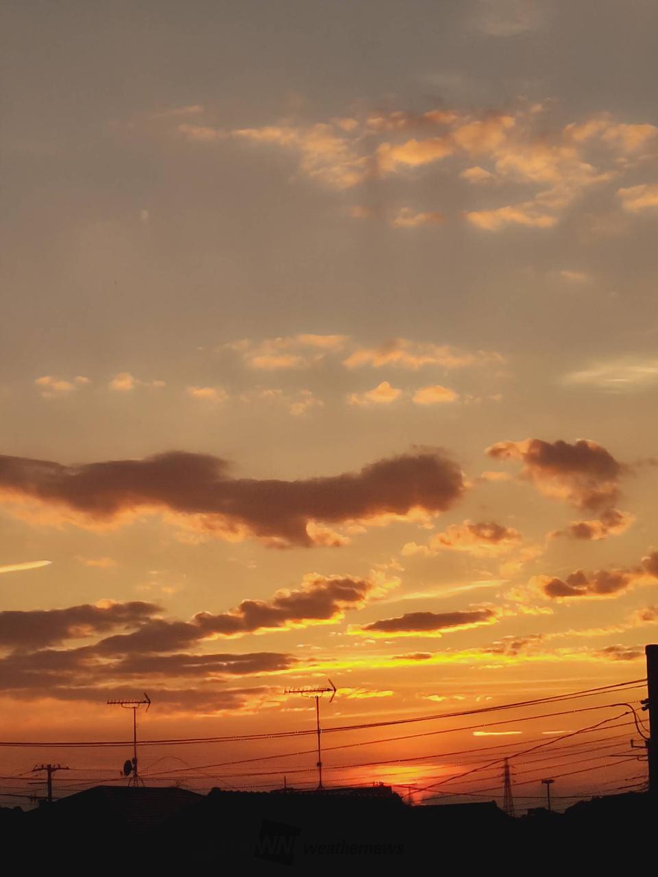 夕焼けタイム 注目の空の写真 ウェザーニュース
