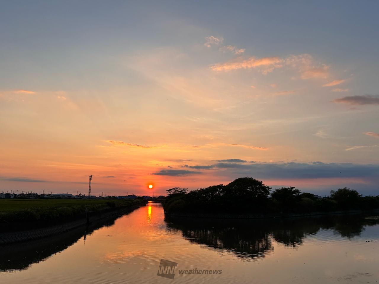 夕焼けタイム 注目の空の写真 ウェザーニュース