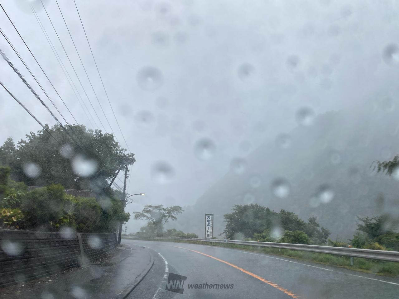 静岡は激しい雨に警戒 注目の空の写真 ウェザーニュース