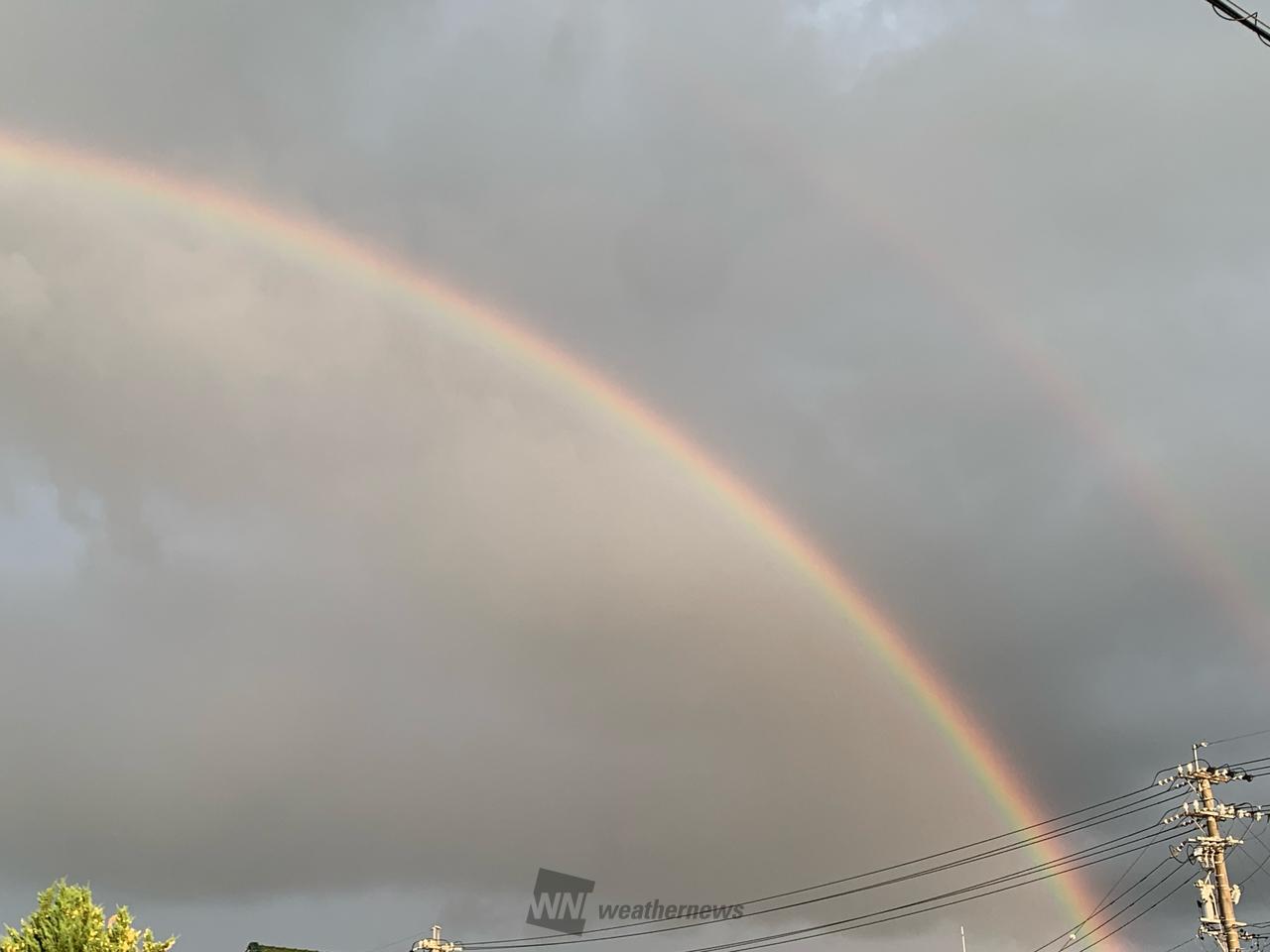 虹リポート🌈 注目の空の写真 ウェザーニュース