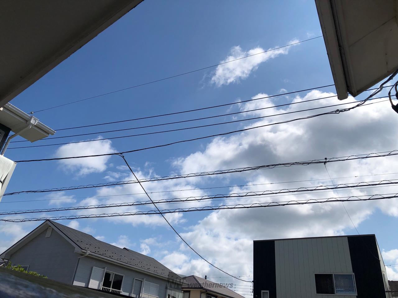 おはようございます。 気温すでに30度超 | 千葉県茂原市 | そらん