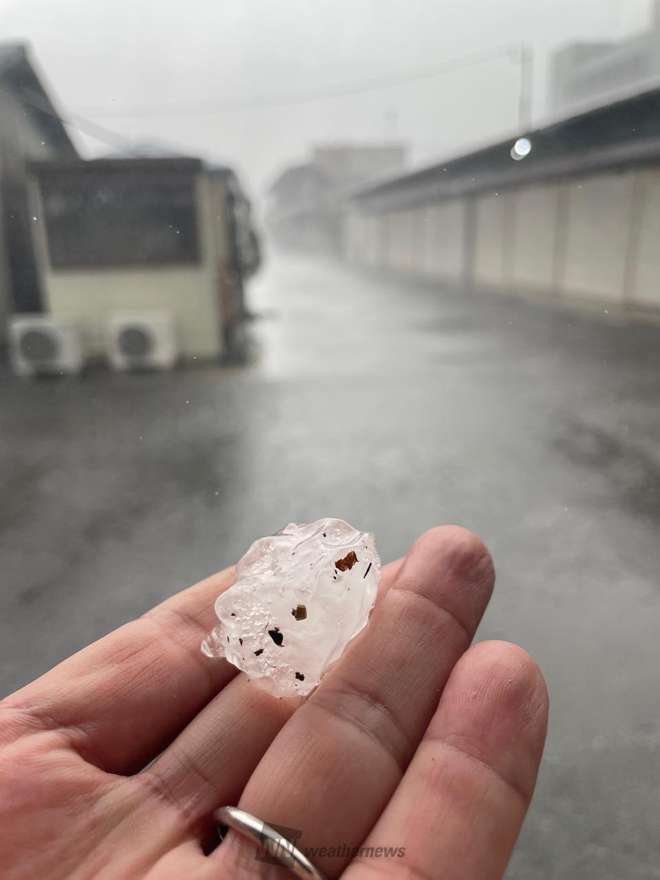 ヒョウ・アラレの報告 注目の空の写真 ウェザーニュース