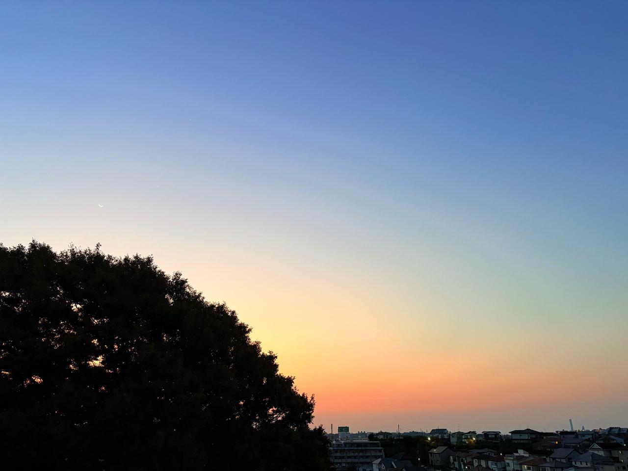 朝空 注目の空の写真 ウェザーニュース
