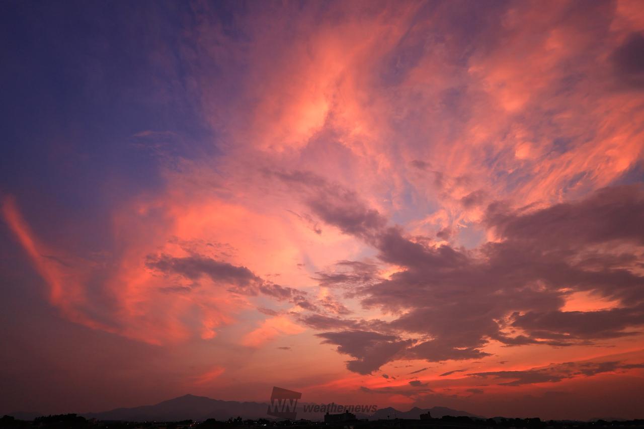 金曜日の夕空 注目の空の写真 ウェザーニュース