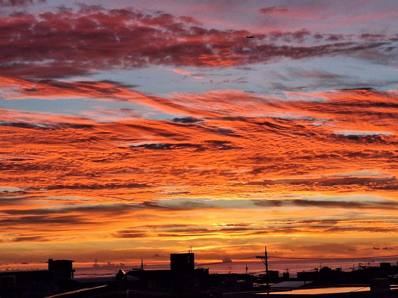 金曜日の夕空 注目の空の写真 ウェザーニュース
