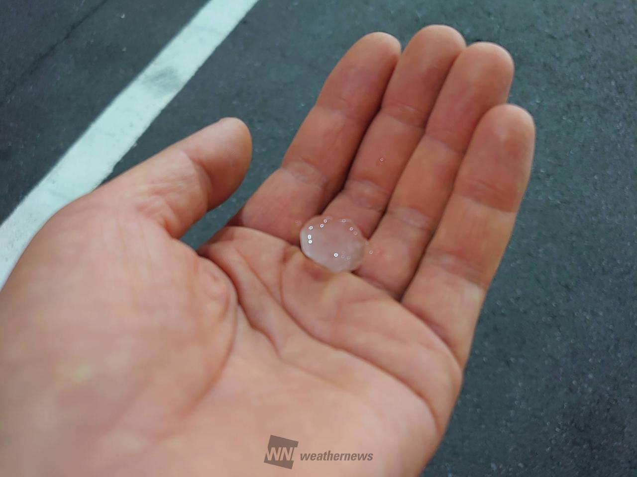 雹(ひょう)リポート 注目の空の写真 ウェザーニュース