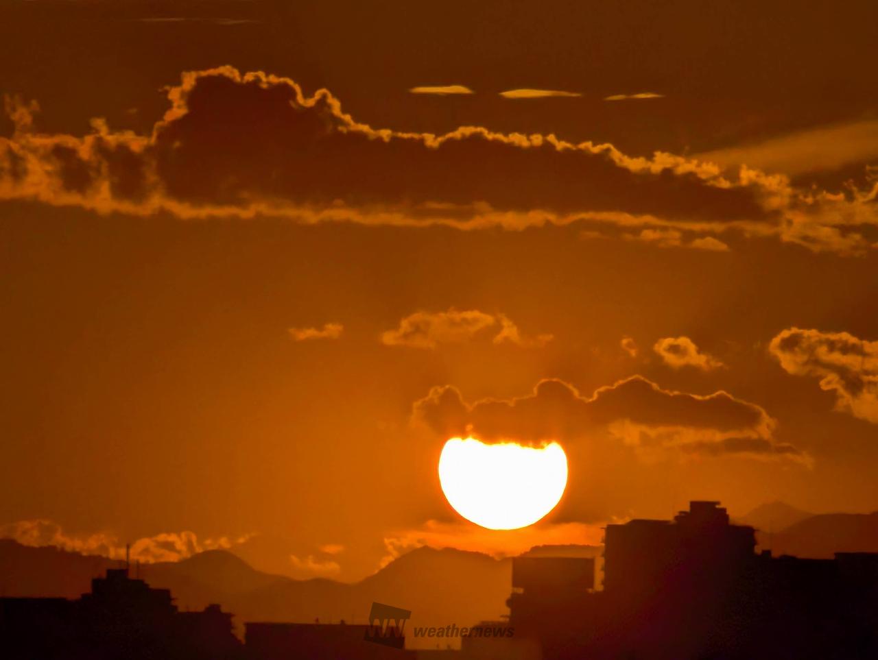 夕陽🌅 注目の空の写真 ウェザーニュース