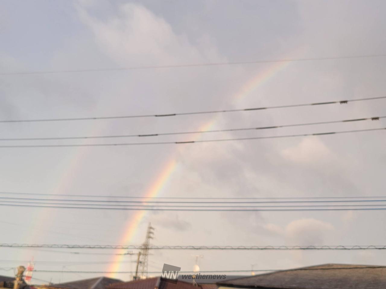 九州などで虹🌈 ダブルレインボーも 注目の空の写真 ウェザーニュース