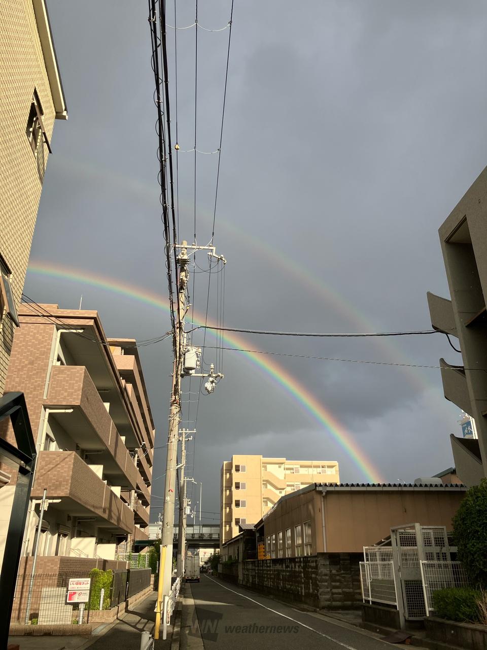 近畿や東北で虹 注目の空の写真 ウェザーニュース