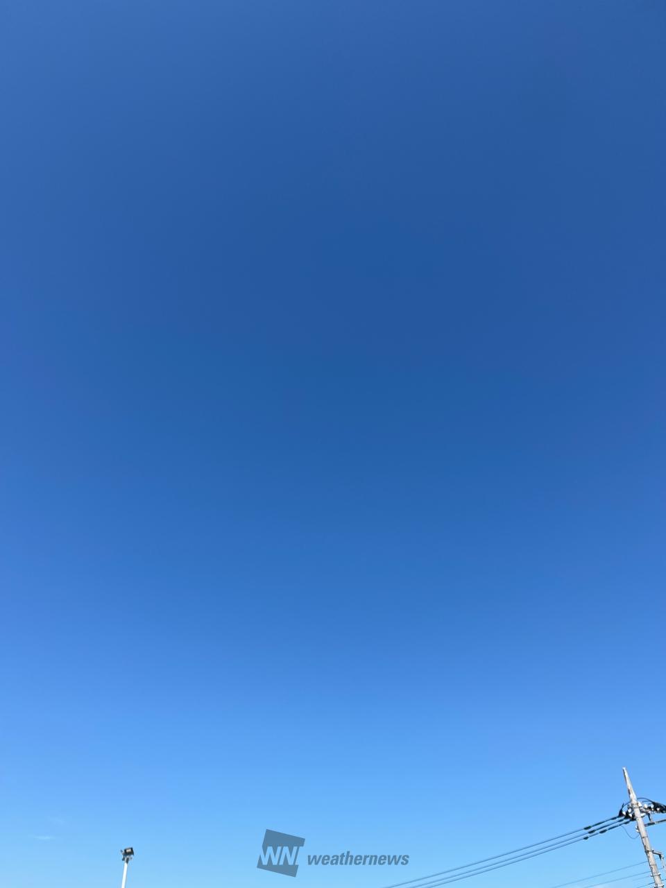 洗いたての青空 注目の空の写真 ウェザーニュース