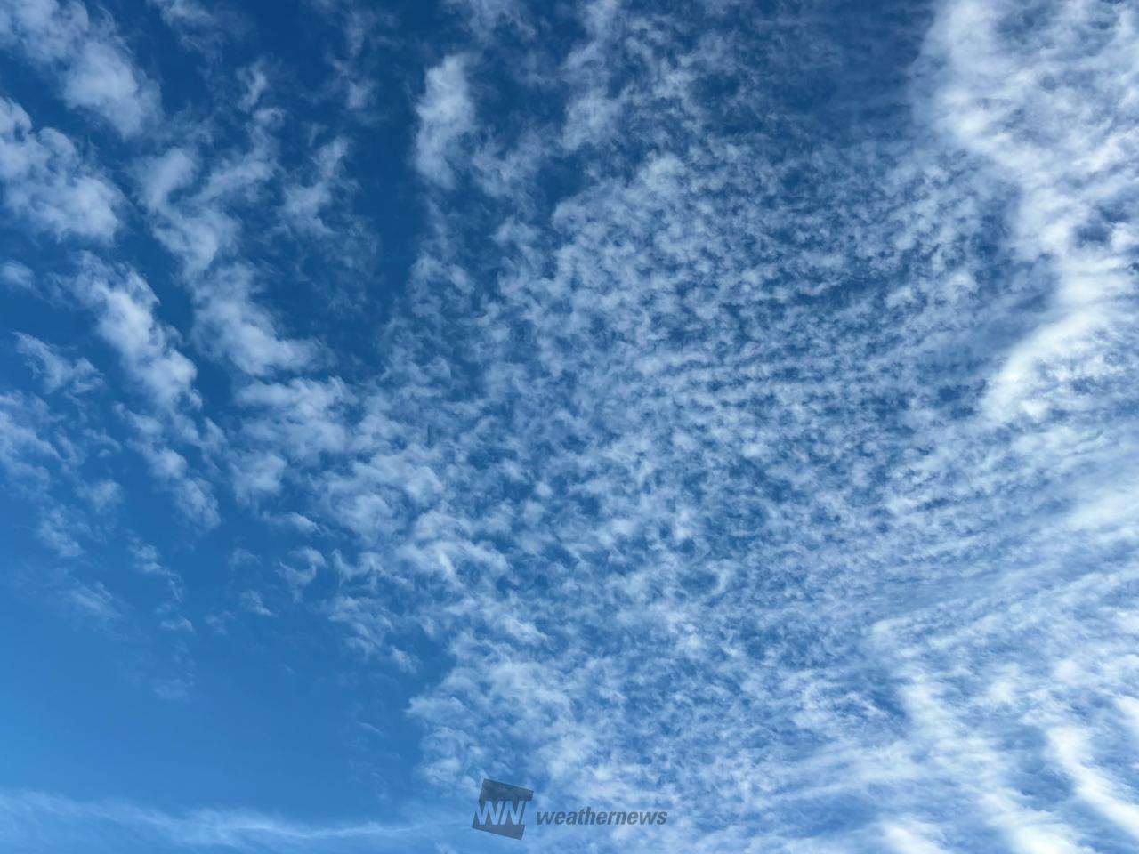 秋らしさを感じる雲☁️ 注目の空の写真 ウェザーニュース