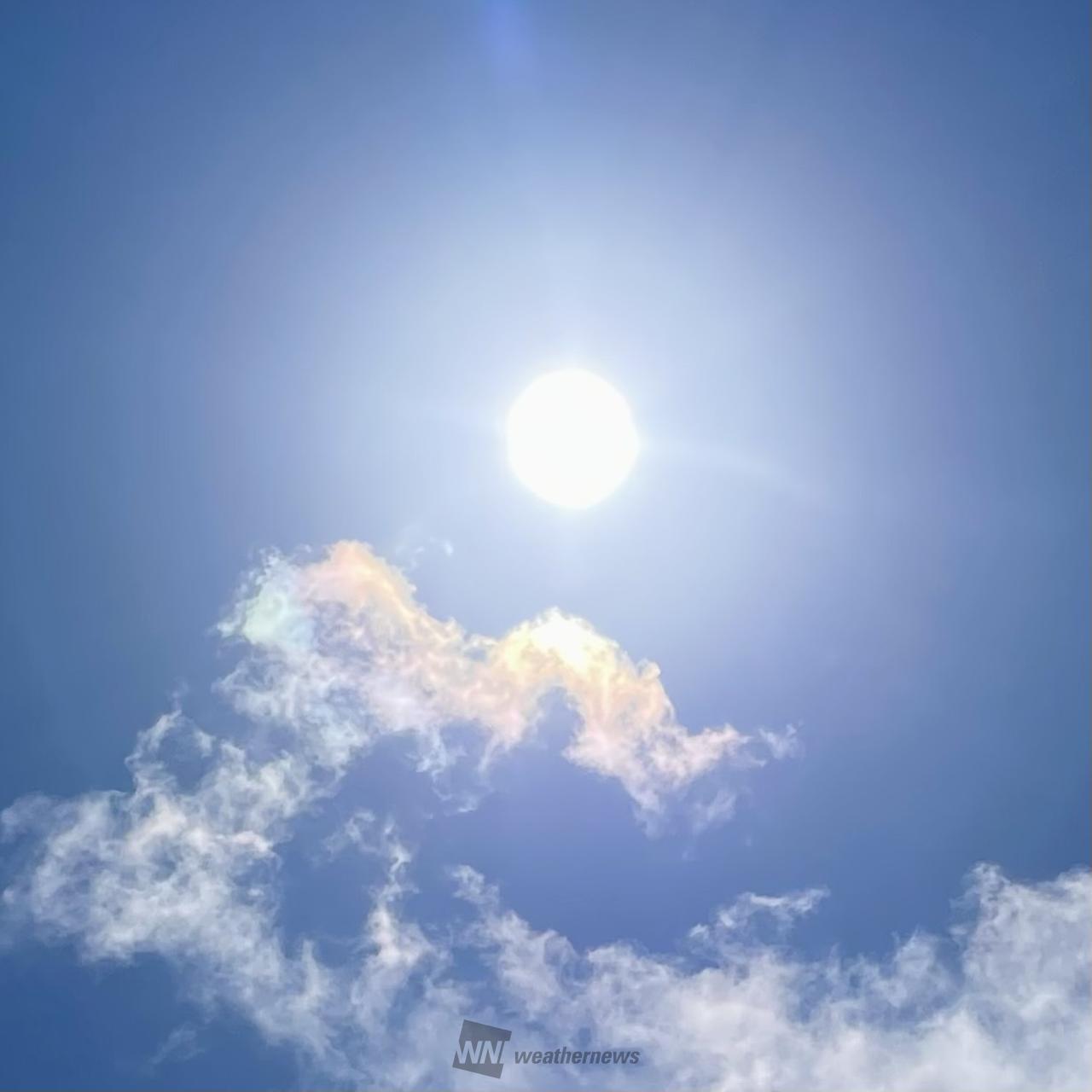 太陽と青空と彩雲と」 今空です♪ 綺 | 神奈川県横浜市栄区 | にじsora