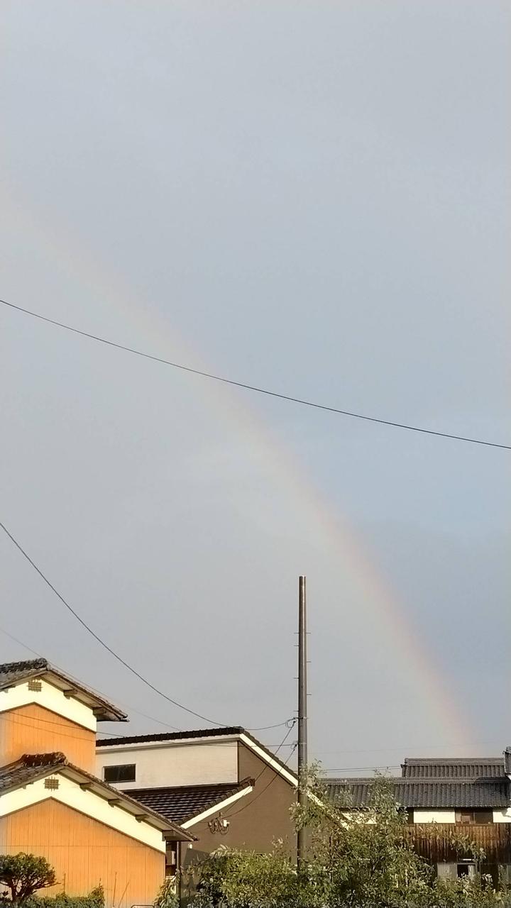 雨上がりの虹 注目の空の写真 ウェザーニュース