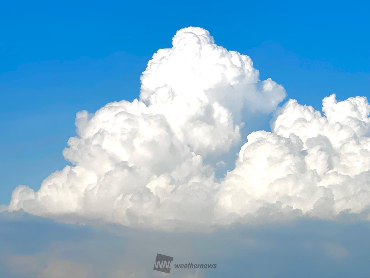 夏のような雲 注目の空の写真 ウェザーニュース