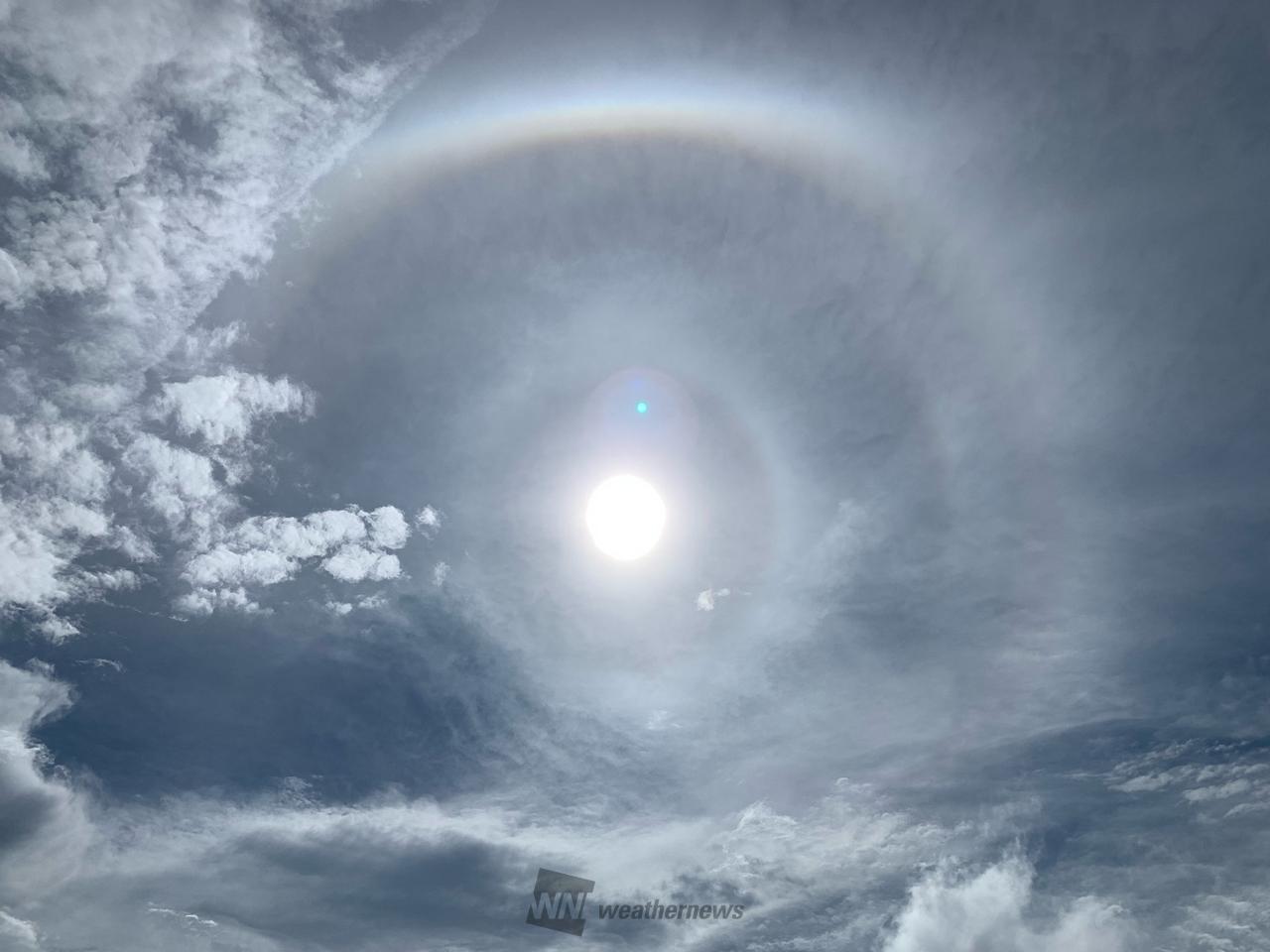 11日]虹色現象 注目の空の写真 ウェザーニュース