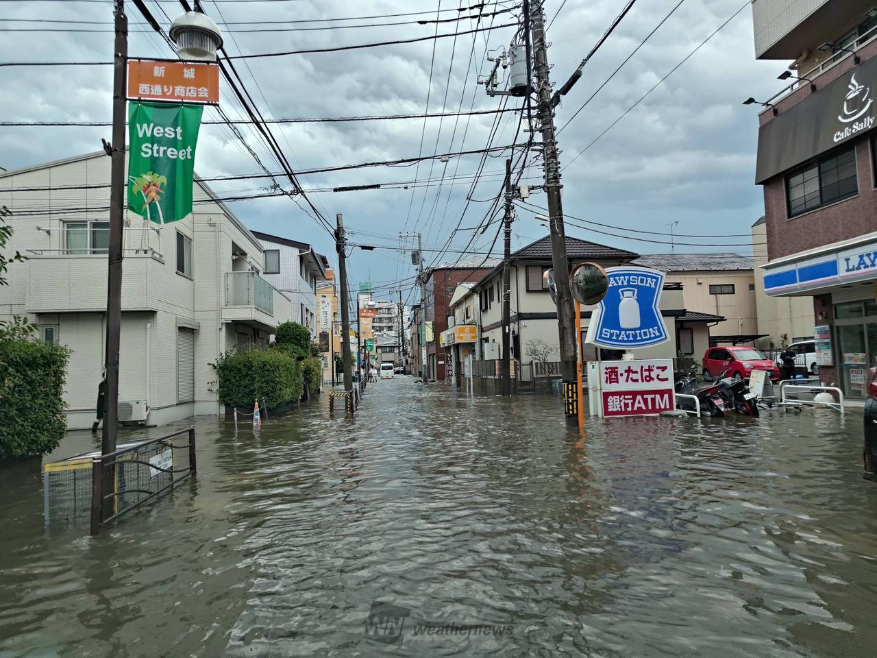 11日]関東大雨で冠水発生 注目の空の写真 ウェザーニュース