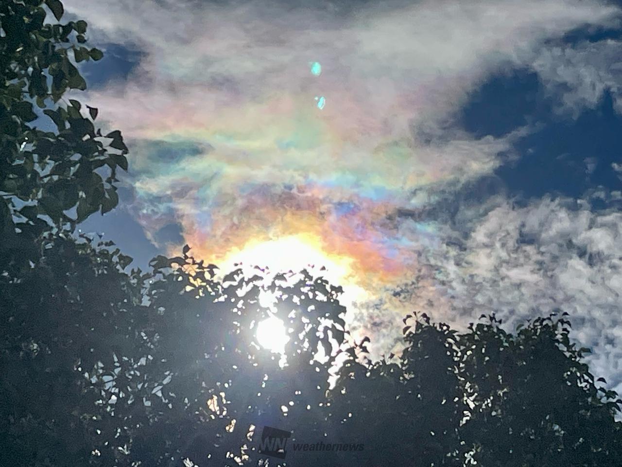 彩雲が出現 注目の空の写真 ウェザーニュース