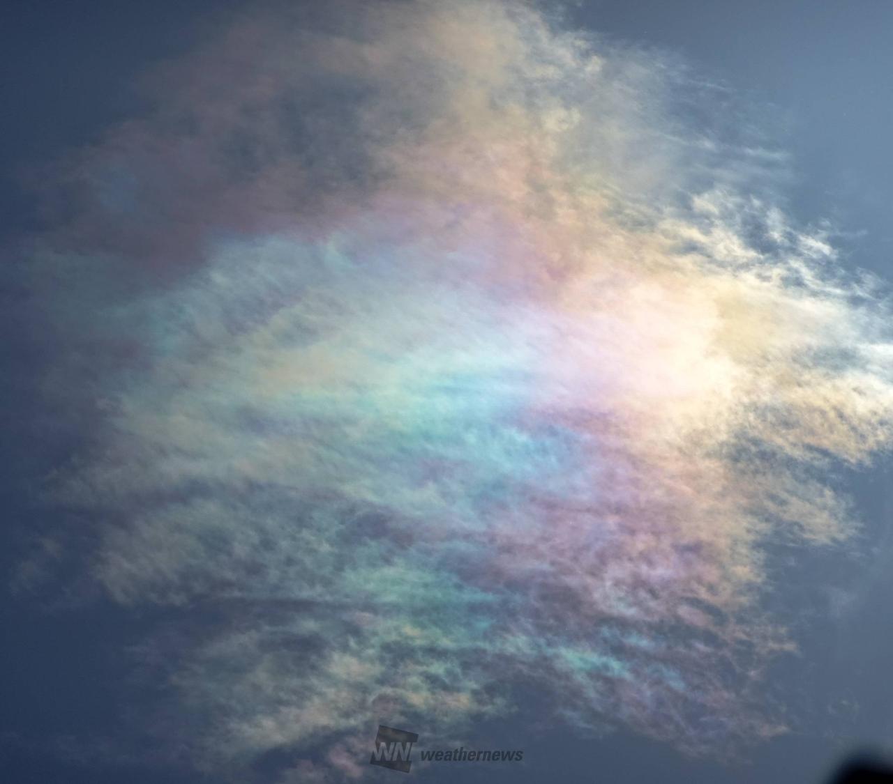 彩雲が出現 注目の空の写真 ウェザーニュース