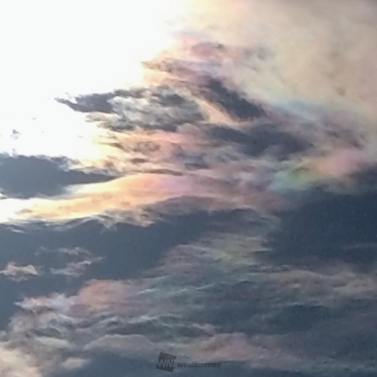 彩雲を発見！ 注目の空の写真 ウェザーニュース