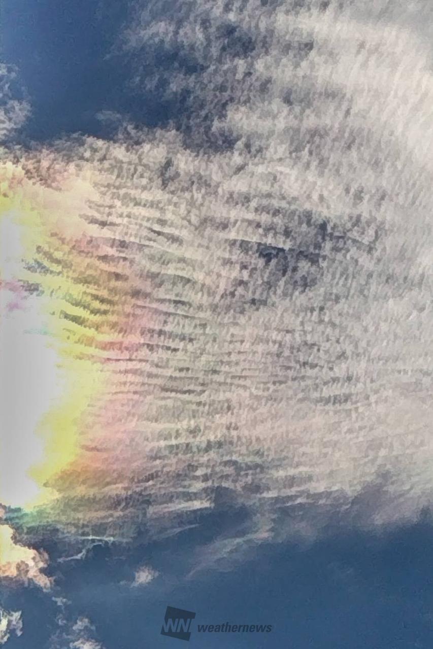 彩雲を発見！ 注目の空の写真 ウェザーニュース