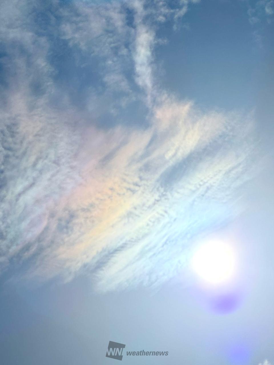 彩雲発見！ 注目の空の写真 ウェザーニュース