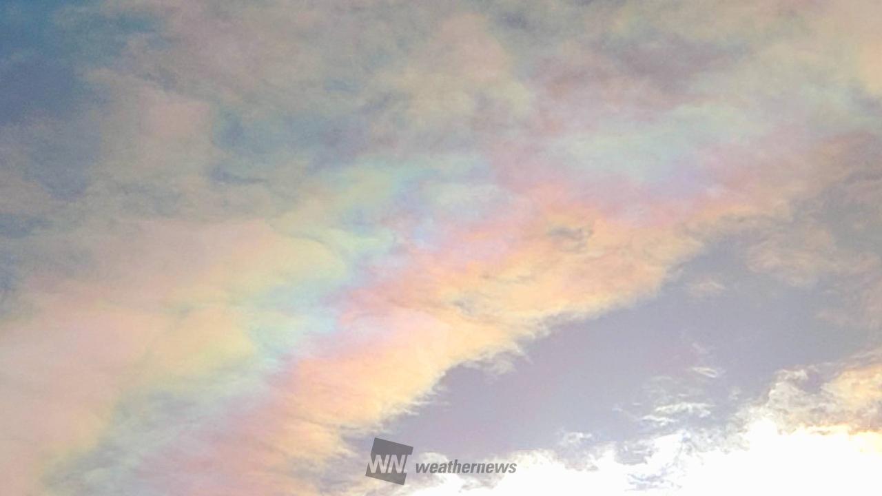 彩雲発見！ 注目の空の写真 ウェザーニュース