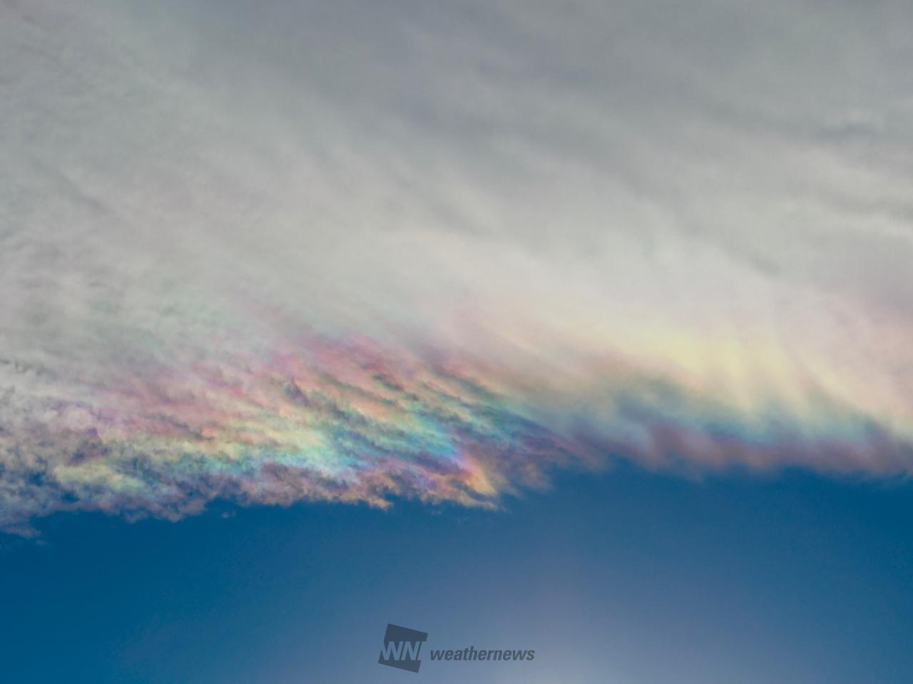 彩雲が出現 注目の空の写真 ウェザーニュース