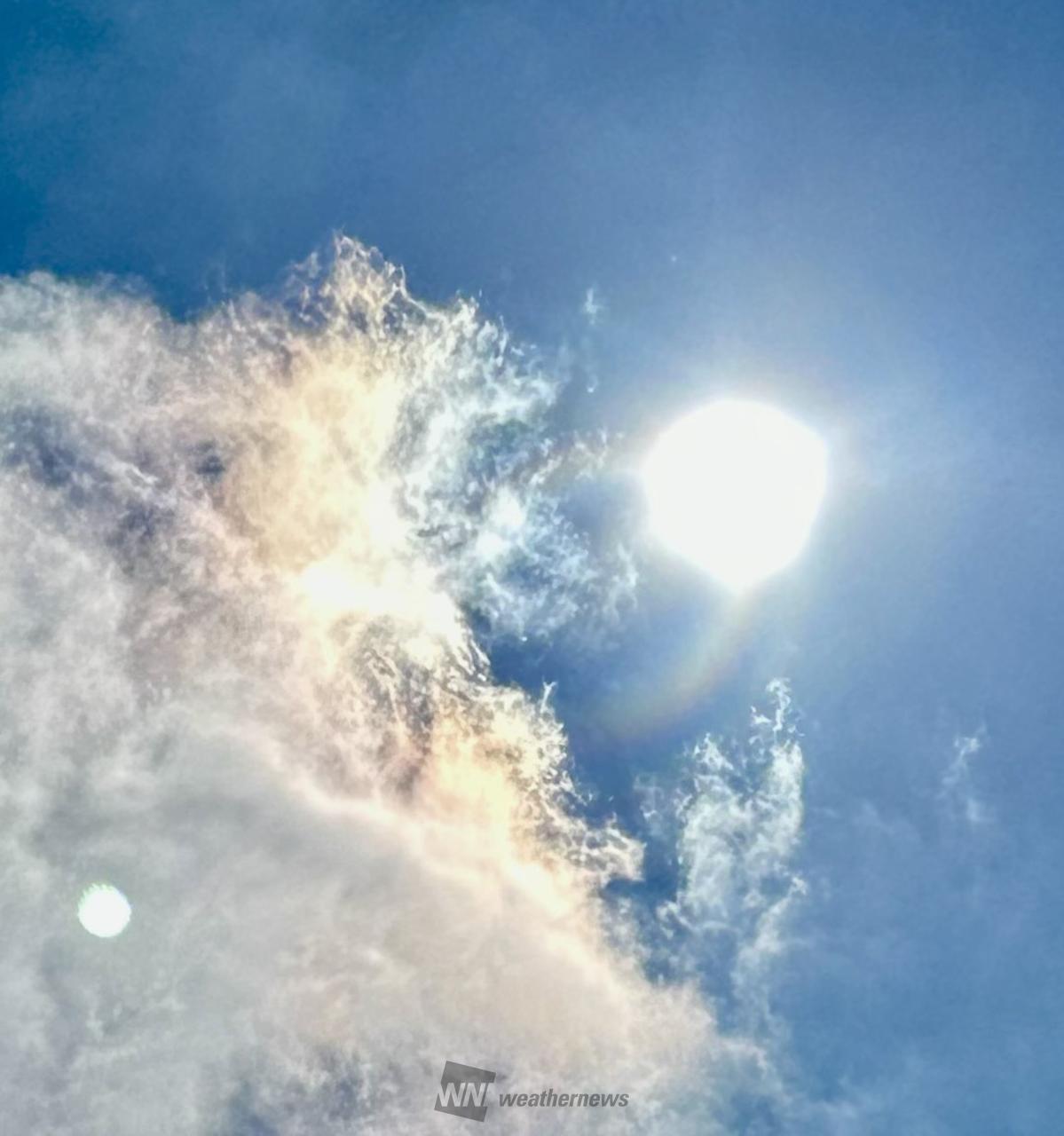 虹色の雲 注目の空の写真 ウェザーニュース