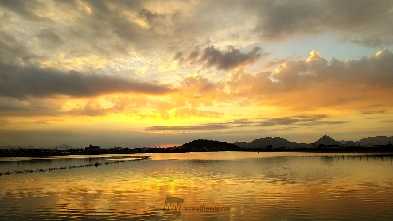 夕陽・夕焼け 注目の空の写真 ウェザーニュース