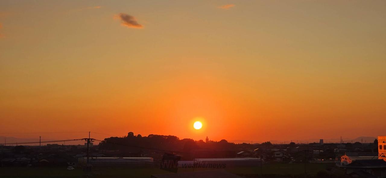 夕焼け写真館 注目の空の写真 ウェザーニュース