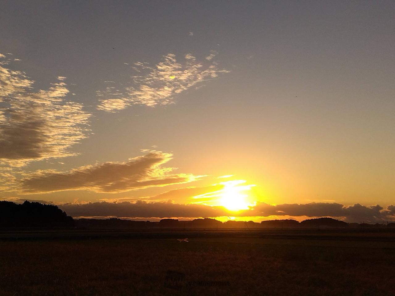 夕陽・夕焼け空 注目の空の写真 ウェザーニュース