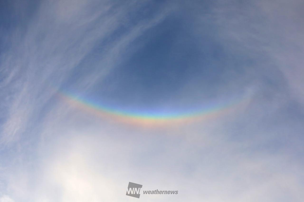 近畿で逆さ虹 注目の空の写真 ウェザーニュース