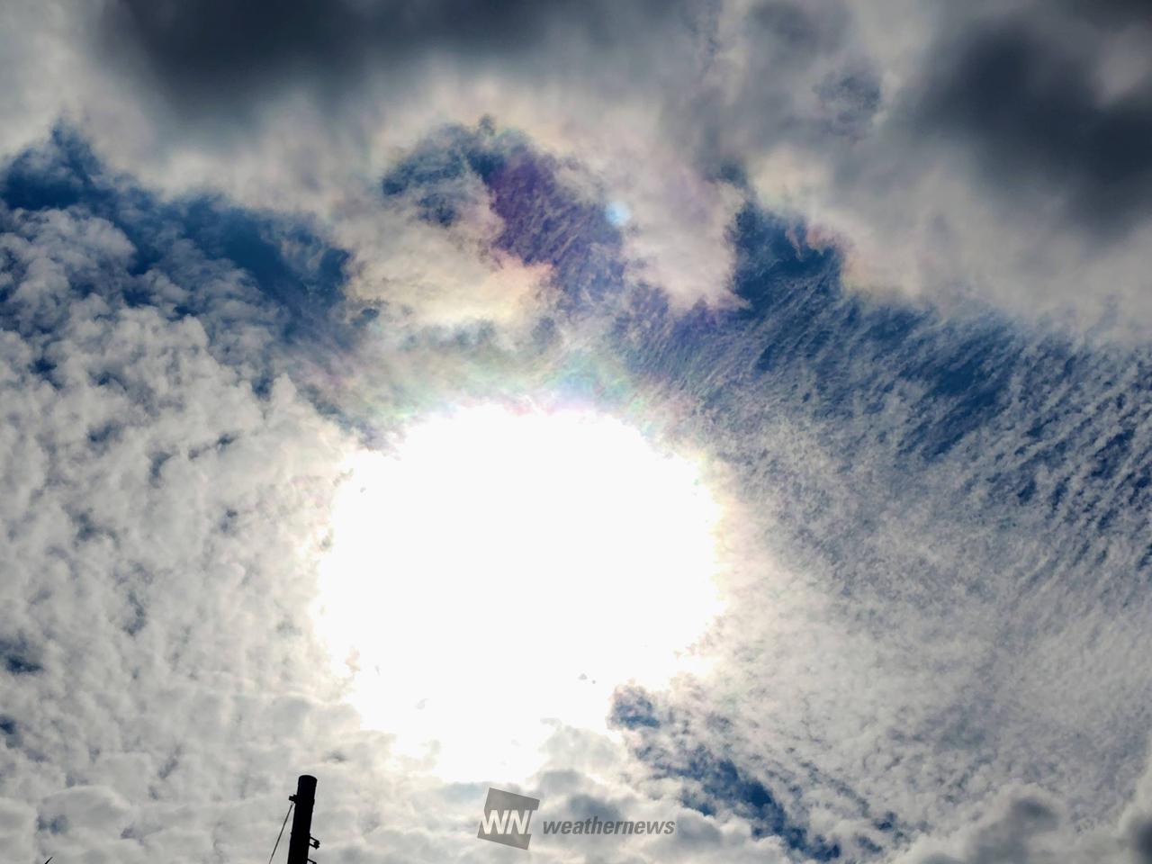各地で彩雲🌈 注目の空の写真 ウェザーニュース